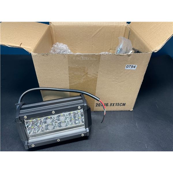Lot of 1 Box of 5-Inch LED Light Bards for Offroading Vehicles - Pack of 4