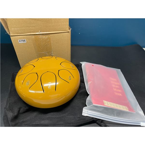 Lot of 1 Steel Tongue Music Drum - 6inch - Brand New!
