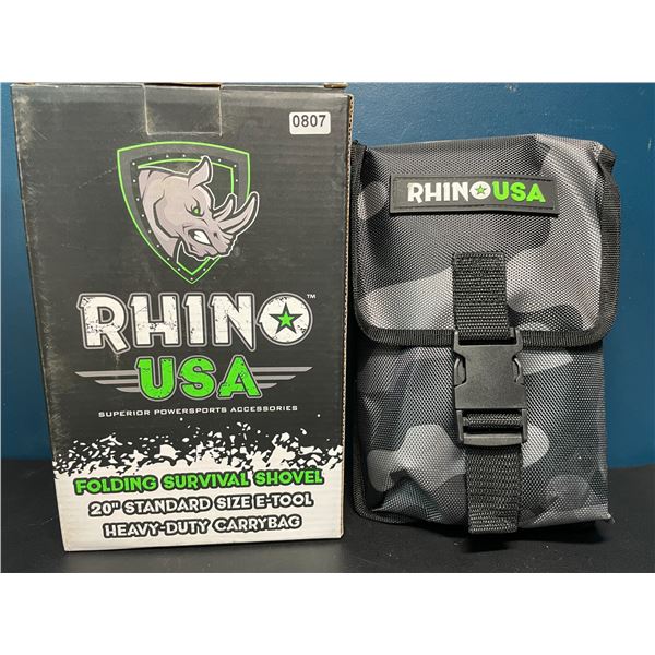 Lot of 1 Rhino USA folding Survival Shovel