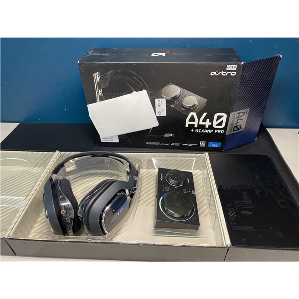 Lot of 1 ASTRO A40 + Mixamp Pro Gaming Headset for Playstation/PC/Mac