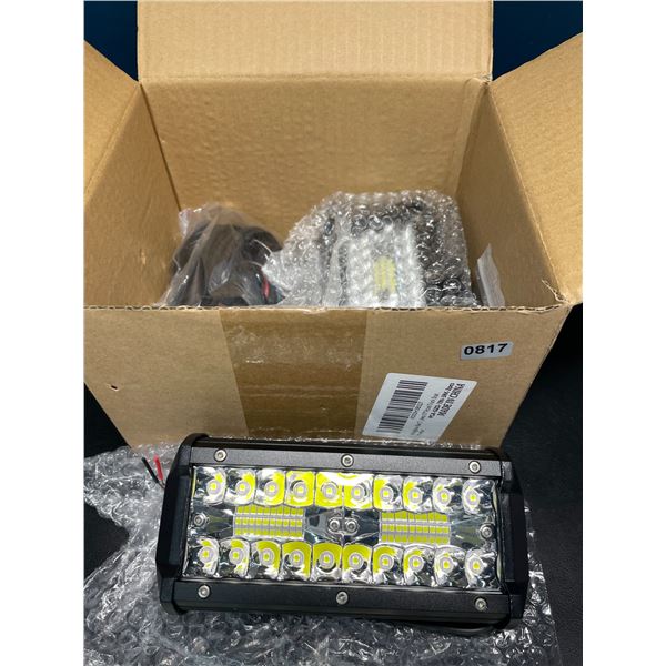 Lot of 1 Box of LED Light Bars (7 inch) for Offroad Vehicles - 2 in Box