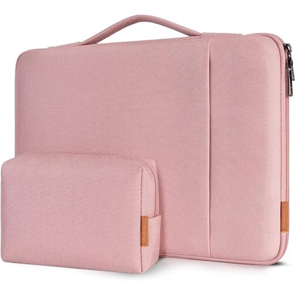 Lot of 1 Domiso 15.6inch Laptop Bag w/ Accessory Bag - Pink
