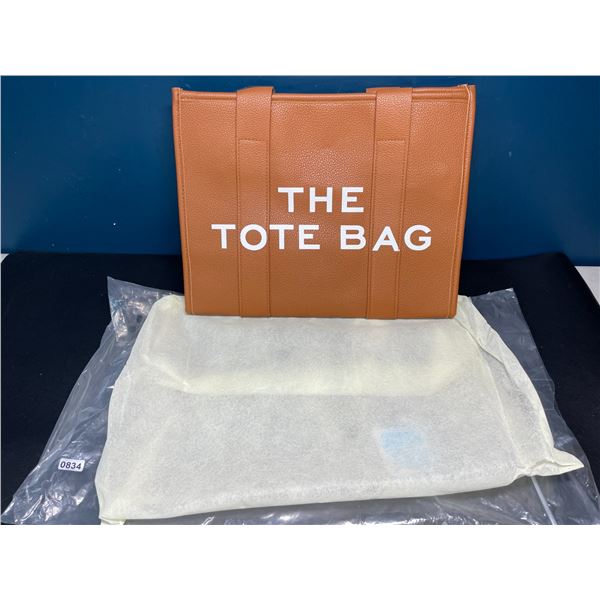 Lot of 1 "The Tote Bag" - Brown Leather Tote for Women