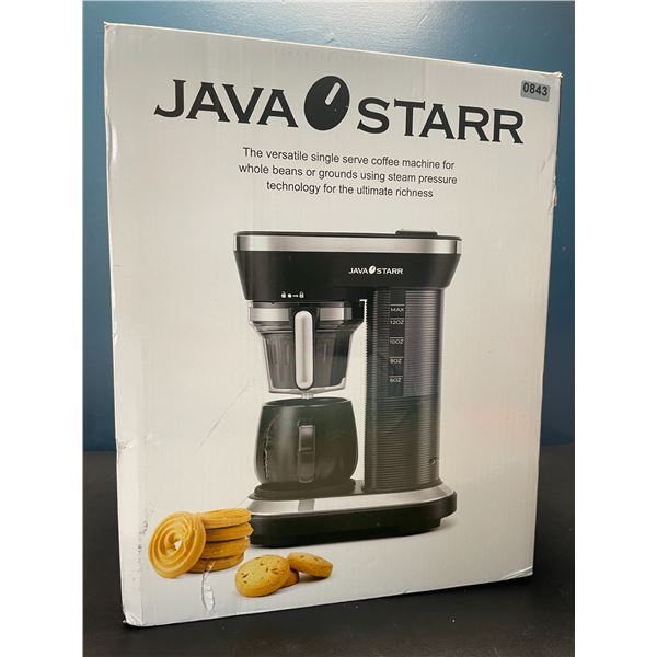 Lot of 1 Java Starr Single Serve Coffee Machine w/ Built-In Grinder for Whole Beans - BRAND NEW!