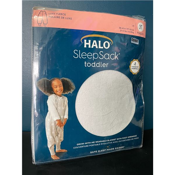 Lot of 1 HALO SleepSack for Toddlers - 3T - Luxe Fleece