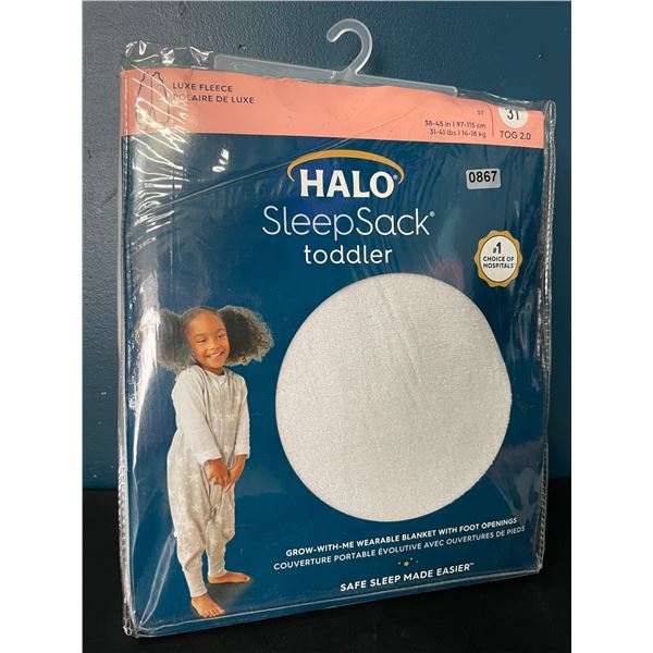 Lot of 1 HALO SleepSack for Toddlers - 3T - Luxe Fleece
