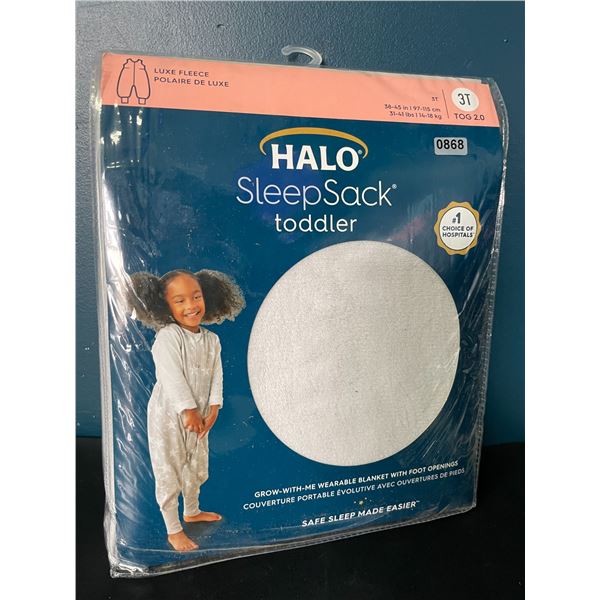 Lot of 1 HALO SleepSack for Toddlers - 3T - Luxe Fleece