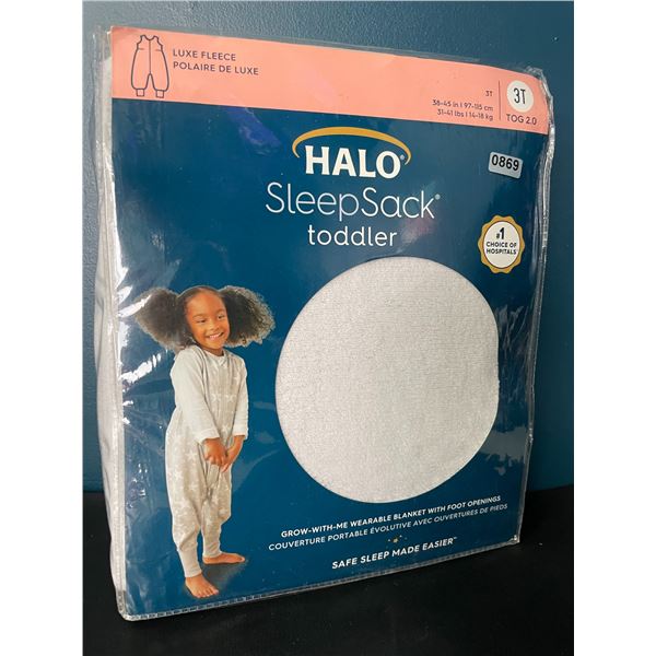 Lot of 1 HALO SleepSack for Toddlers - 3T - Luxe Fleece