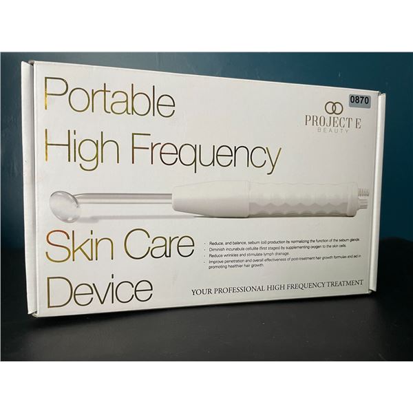 Lot of 1 Portable High Frequency Skin Care Device - Reduces Wrinkles/Improves Skin