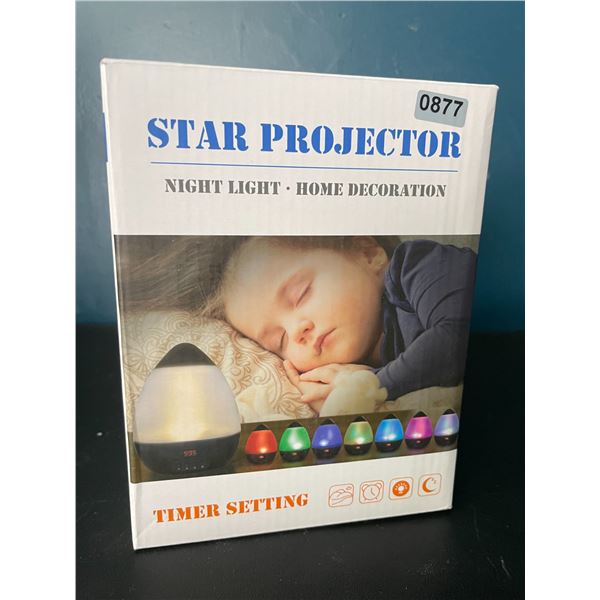 Lot of 1 Star Light/Star Projector Night Light - Brand New!