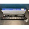 Image 1 : Lot of 1 Metal Mount 8-Outlet Power Strip Surge Protector w/ 6Ft Cord - Brand New!