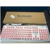 Image 1 : Lot of 1 Surmen V300 Wired Gaming Keyboard - Pink - Brand New!