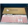 Image 1 : Lot of 1 Surmen V300 Wired Gaming Keyboard - Pink - Brand New!