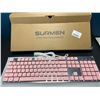 Image 1 : Lot of 1 Surmen G1000 Wired Gaming Keyboard - Pink - Brand New!