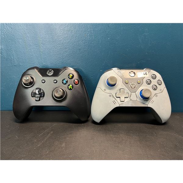 Lot of 2 Xbox One Controllers - VERY RARE! Gears of War 5 Limited Edition Controller