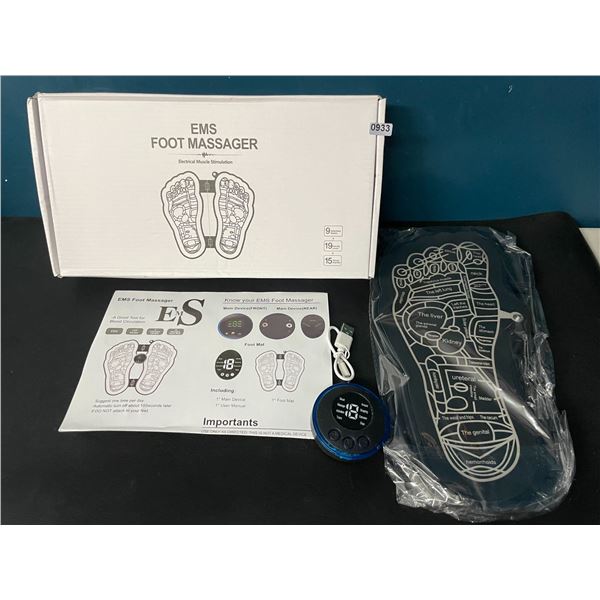 Lot of 1 EMS (Electric Muscle Stimulation) Foot Massager for Pain Relief & Circulation - Brand New!