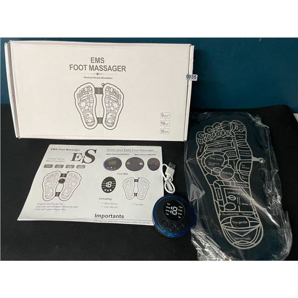 Lot of 1 EMS (Electric Muscle Stimulation) Foot Massager for Pain Relief & Circulation - Brand New!