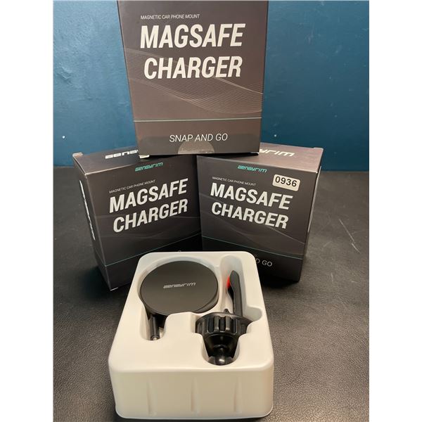 Lot of 3 Magsafe Car Mount Chargers