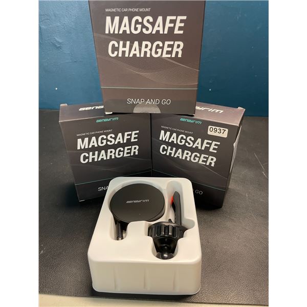 Lot of 3 Magsafe Car Mount Chargers