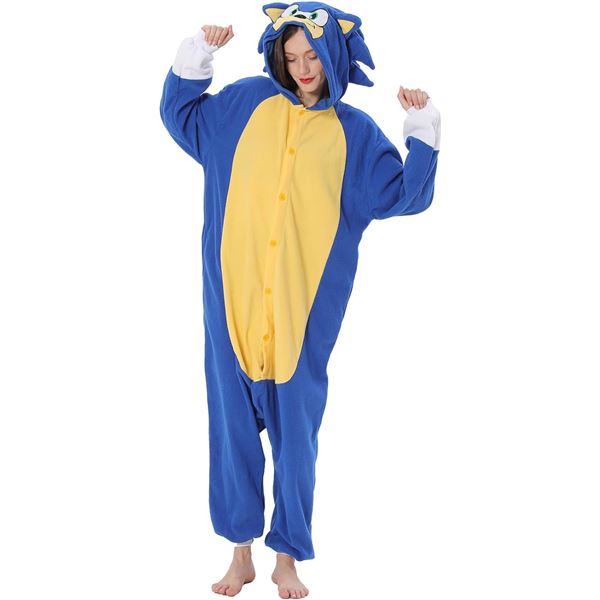 Lot of 1 Sonic Adult Onesie - Size Medium