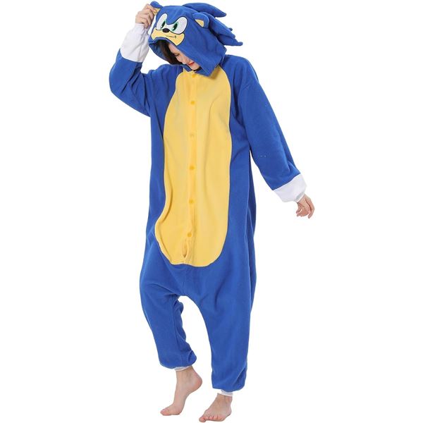 Lot of 1 Sonic Adult Onesie - Size Medium