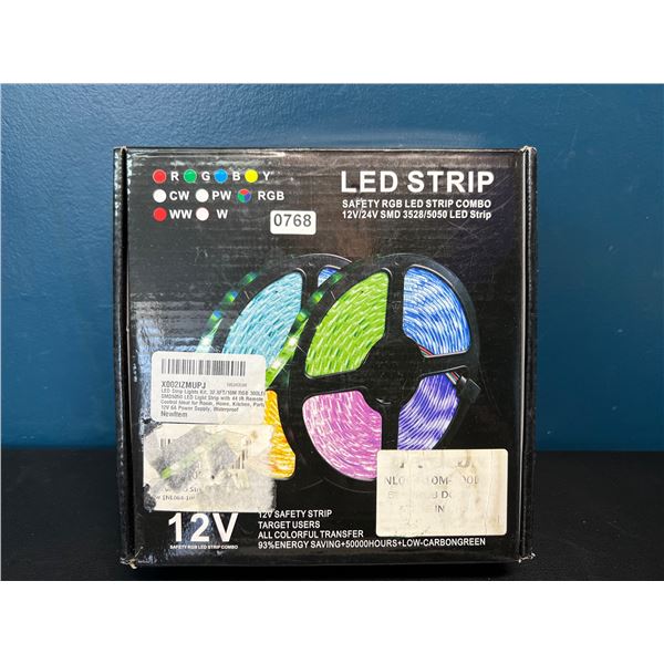 Lot of 1 RGB LED Strip Lights 32.8FT Length