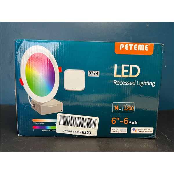 Lot of 1 LED Recessed Lighting - 6 Pack