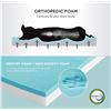 Image 4 : Lot of 1 Bedsore Comfy Pet Memory Foam Pet Mat 36"x27"x3.5"