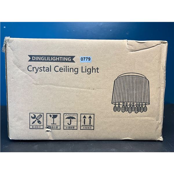 Lot of 1 DGL Crystal Ceiling Light