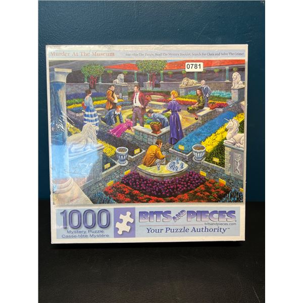 Lot of 1 Murder at the Museum 1000PC Mystery Puzzle