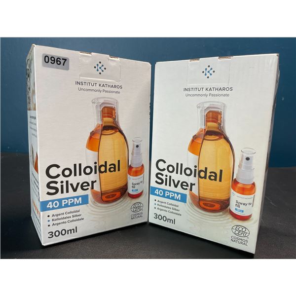 Lot of 2 Boxes of Colloidal Silver - 300ml