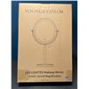 Image 1 : Lot of 1 Young&Taylor LED Lighted Makeup Mirror - 8inch -1X/10X Magnification