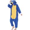 Image 1 : Lot of 1 Sonic Onesie for Adults - Size Medium