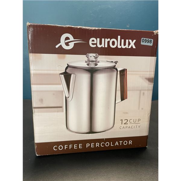 Lot of 1 Eurolux Coffee Percolator