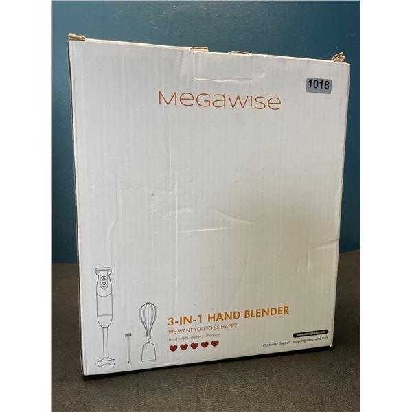 Lot of 1 Megawise 3-in-1 Electric Hand Blender