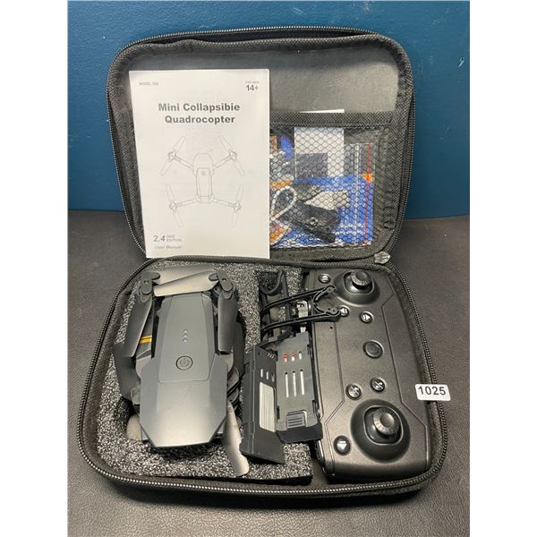 Lot of 1 Mini Foldable Quadcopter Remote Control Drone - 2.4ghz edition