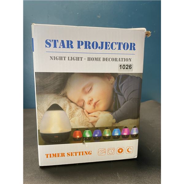 Lot of 1 Star Galaxy Light/Star Projector Night Light - Brand New!