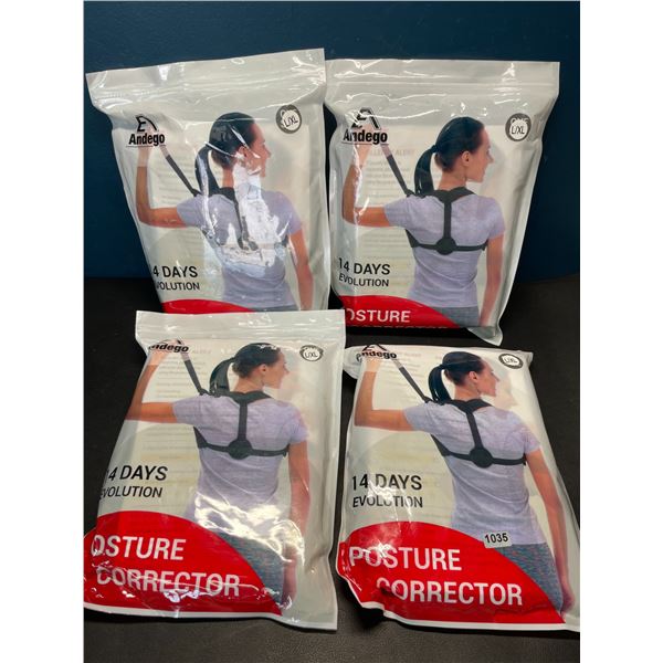 Lot of 4 Posture Correctors
