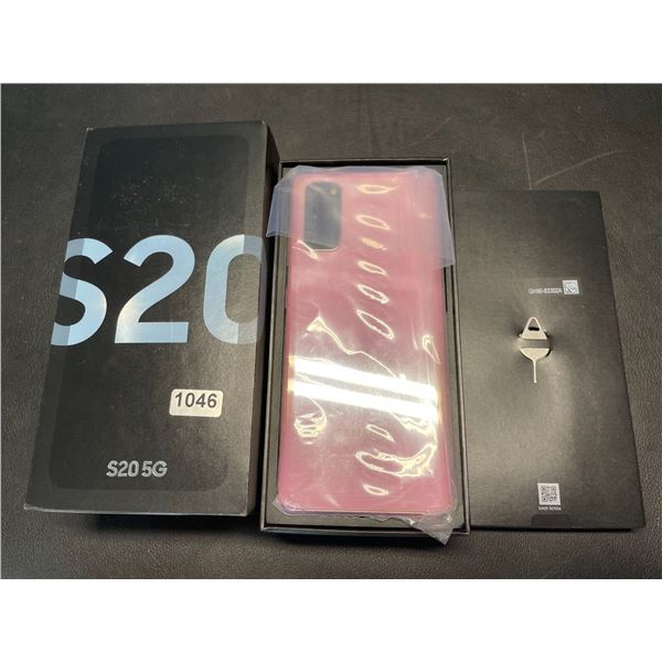 Lot of 1 Samsung Galaxy S20 (5G) Unlocked Smartphone - Renewed - Cloud Pink