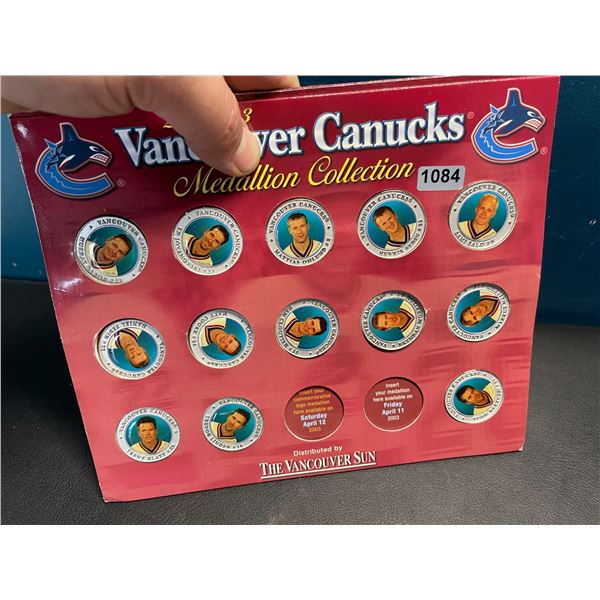 Lot of 1 Vancouver Canucks Medallion Collection by The Vancouver Sun - Used (Missing 2 Coins)