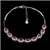 Image 1 : Natural Red Ruby Bracelet