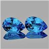 Image 1 : Natural Swiss Blue Topaz Pair {Flawless-VVS1}