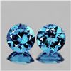 Image 1 : Natural Brazil London Blue Topaz Pair {Flawless-VVS1}