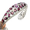 Image 2 : Natural Unheated Rhodolite Garnet Sapphire Bangle