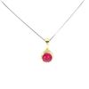 Image 2 : Natural Pigeon Blood Red Ruby Necklace