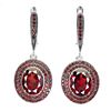 Image 1 : Natural Reddish Mozambique Garnet Earrings