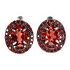 Image 1 : Natural Reddish Mozambique Garnet Earrings