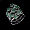 Image 1 : Natural Stunning Emerald Ring