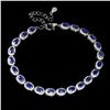 Image 1 : Natural Cornflower Blue Blue Sapphire  Bracelet