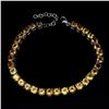 Image 2 : Natural Round 5mm Top Rich Yellow Citrine Bracelet